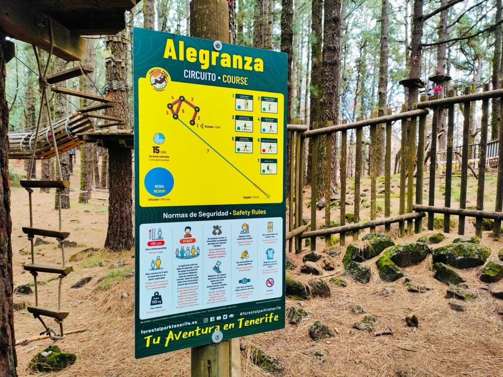 forestal park tenerife with kids