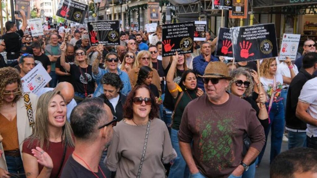 self employed protests canary islands march 2026