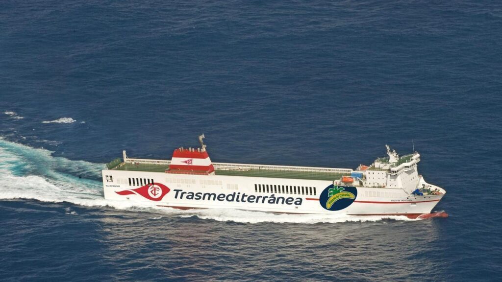 armas trasmediterranea new web fare canary islands ferries