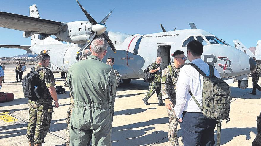 eurofighter typhoon arrival gando air base gran canaria