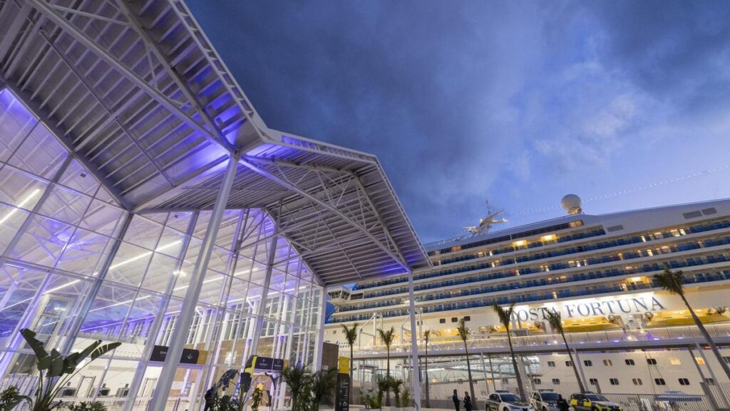 europe largest cruise terminal opens las palmas gran canaria