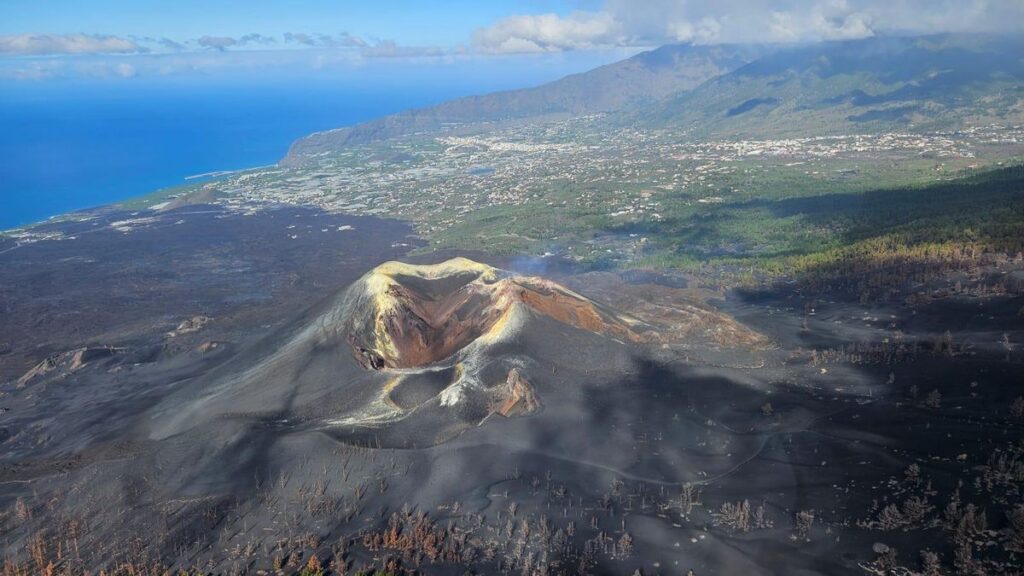 la palma tajogaite volcanic landscape protected park