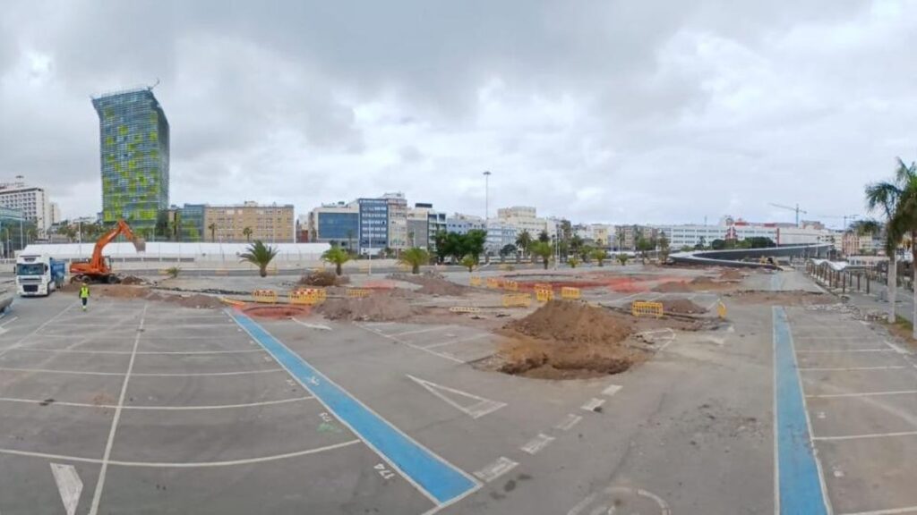 las palmas port new urban park works begin
