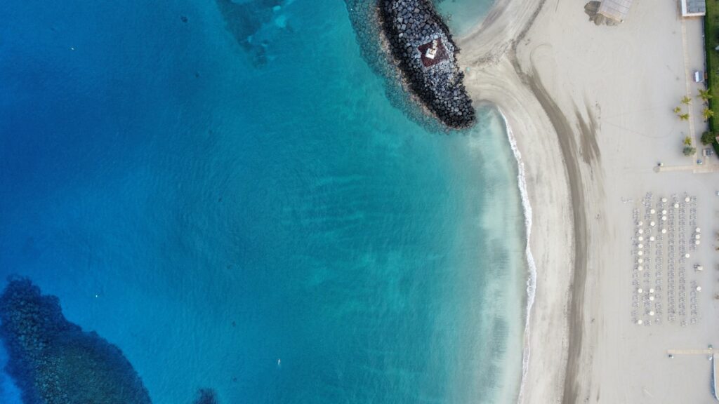 Playa de las Vistas beach in Los Cristianos, Tenerife