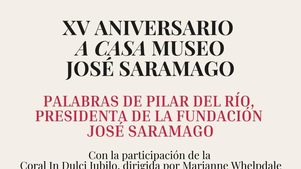 saramago museum 15th anniversary events lanzarote