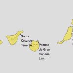 calima winds canary islands yellow warning april 2026