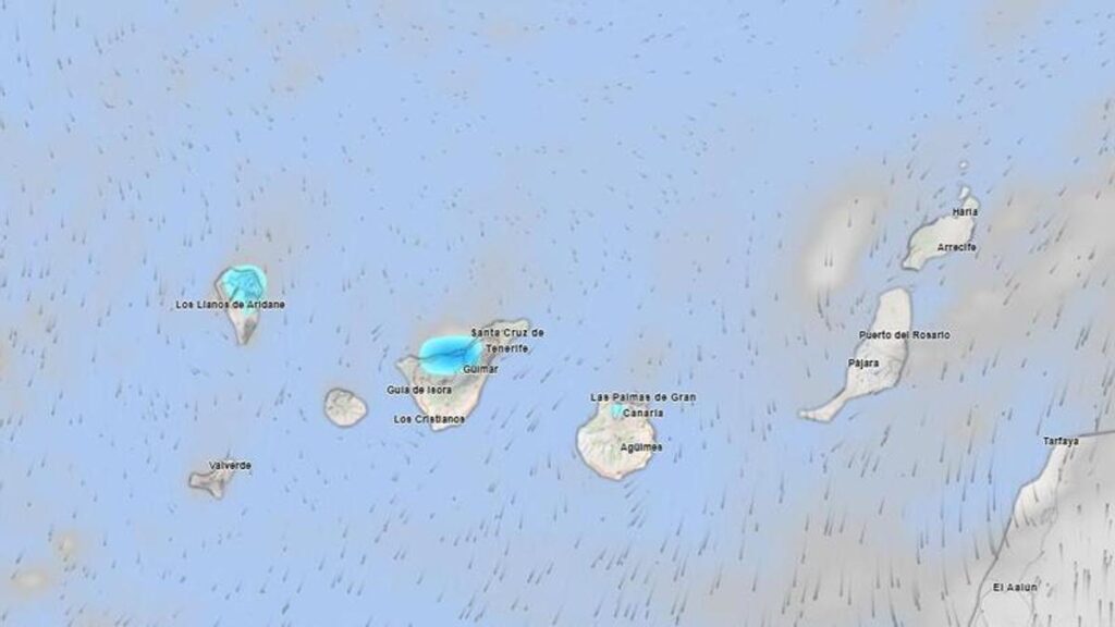 canary islands weather forecast easter sunday showers