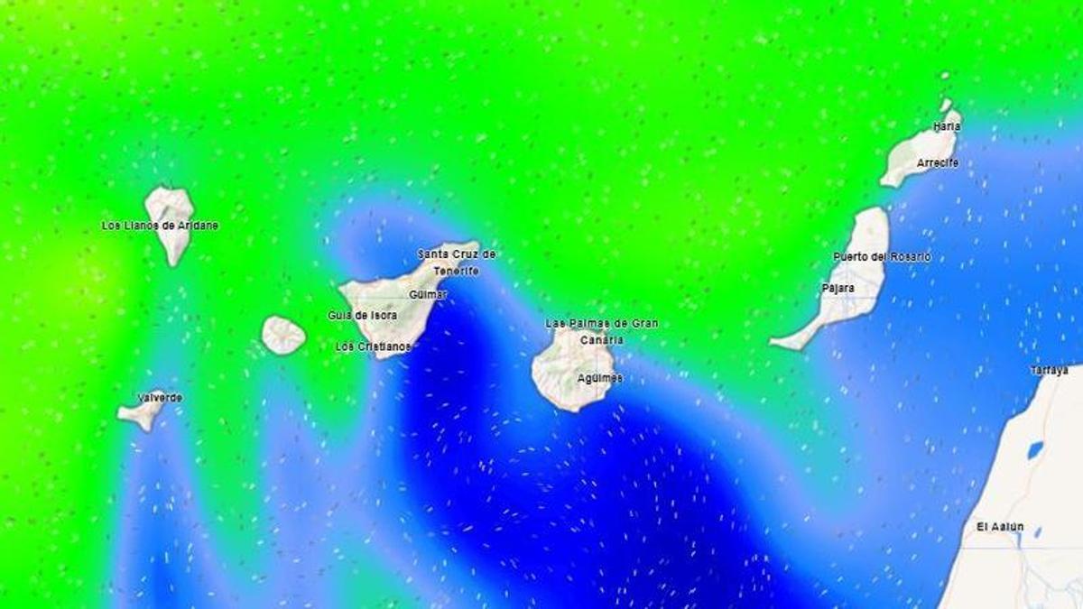 canary islands weather forecast rain wind april