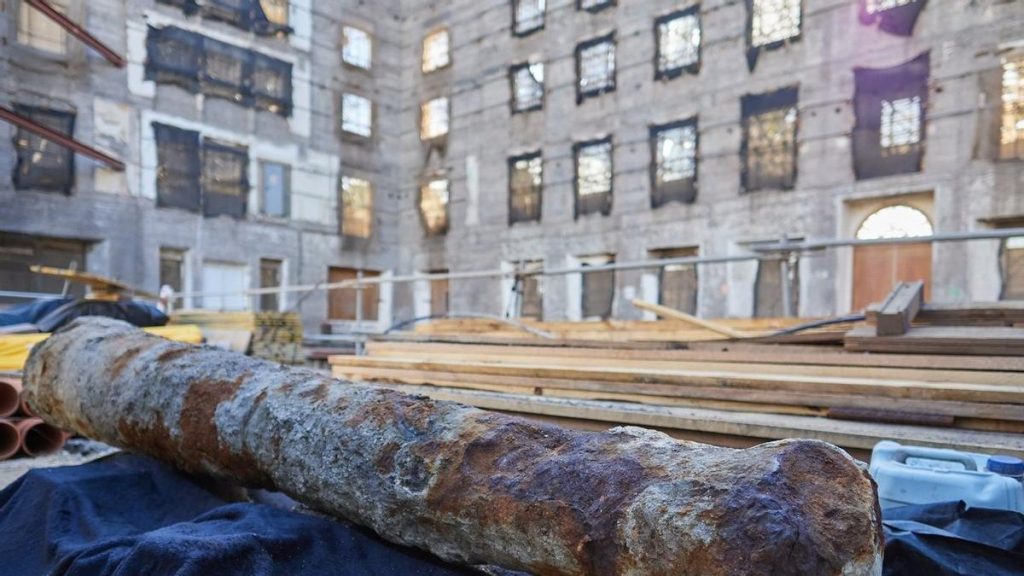 historic cannon discovered tenerife cabildo works