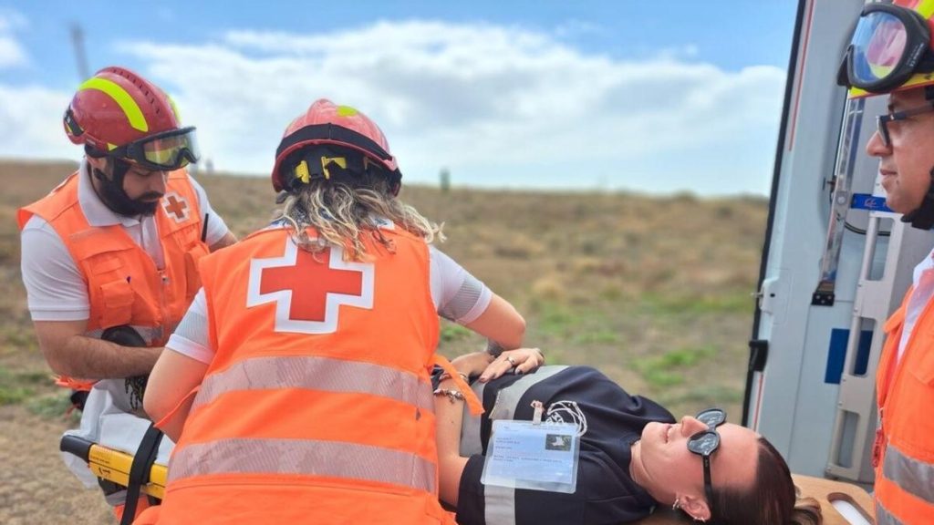 lanzarote airport emergency simulation drill