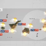 tuesday rain wind rough seas canary islands