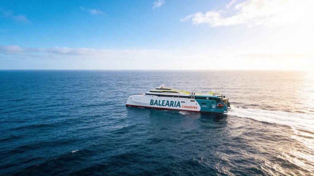 balearia canarias new fast ferry mercedes pinto