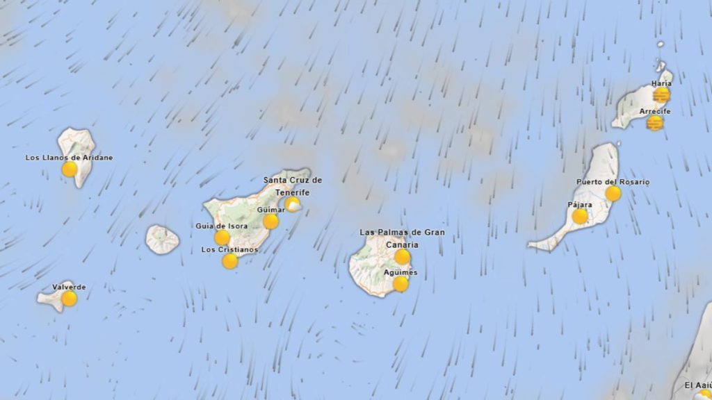 calima returns canary islands weather forecast