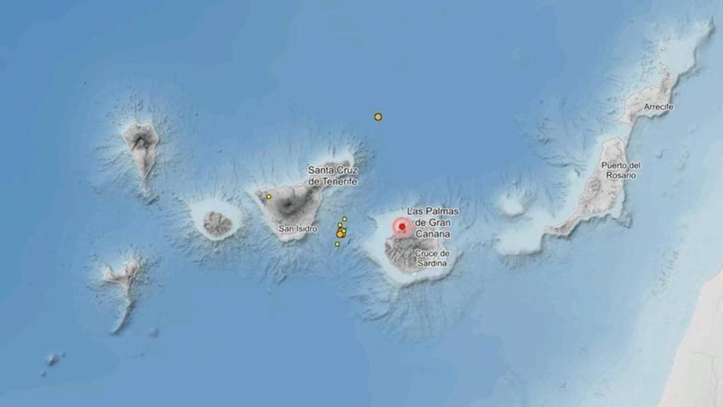 four earthquakes canary islands may 2026