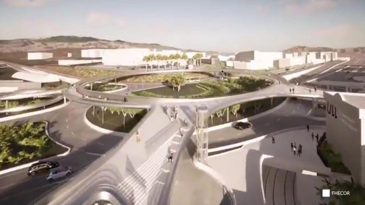 padre anchieta footbridge tenerife opening