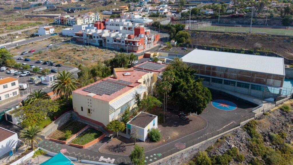 adeje school solar panels collective energy