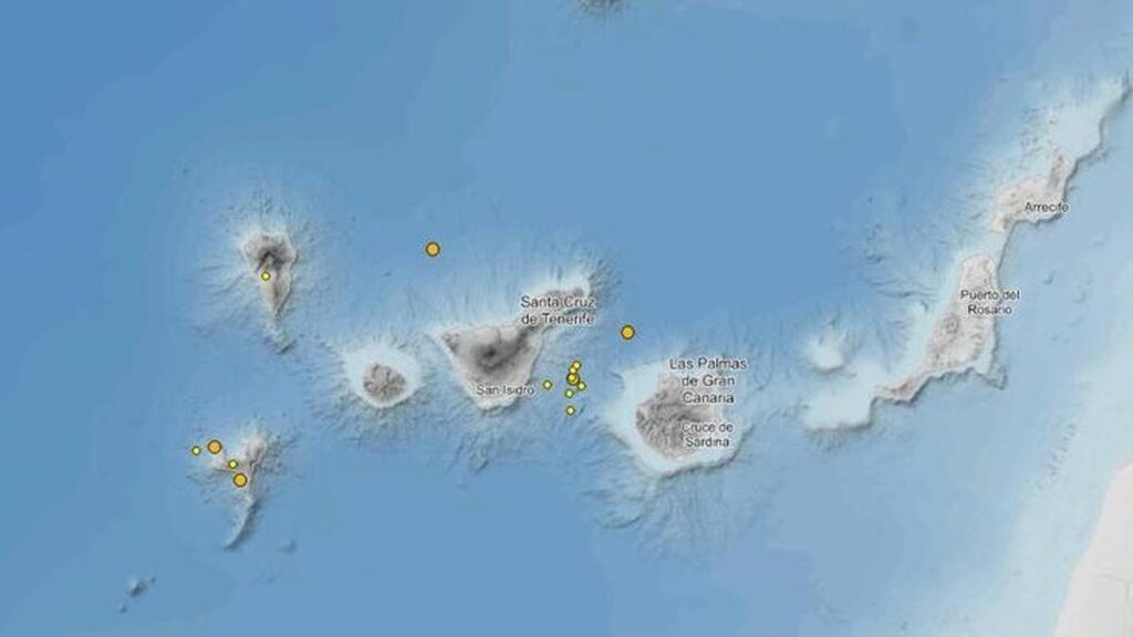 earthquake swarm canary islands june 2026