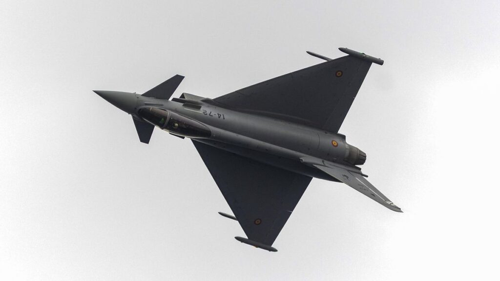 eurofighter arrival gando gran canaria