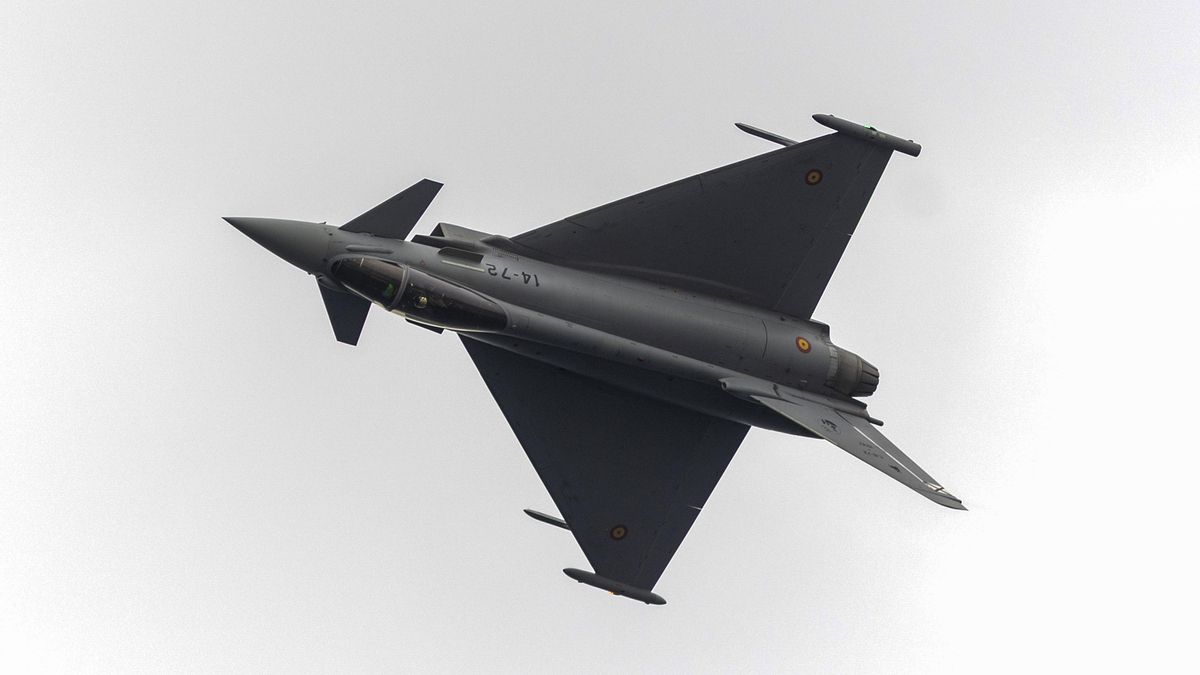 eurofighter arrival gando gran canaria