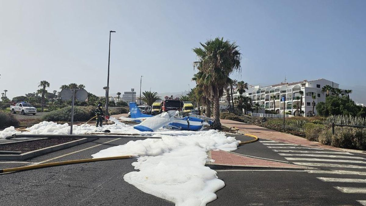plane crash landing tenerife san miguel