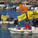 protest fish farm cages la aldea gran canaria