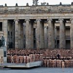 spencer tunick gran canaria nude installation 2026