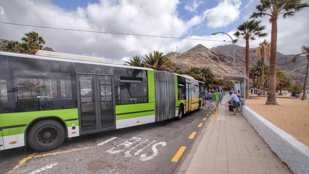tenerife summer bus timetable 2026