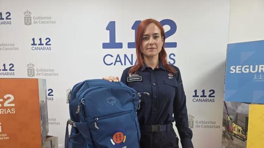 emergency backpack evacuation canary islands