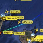 emergency landing tenerife sur passenger