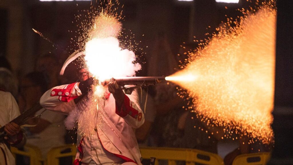 santa cruz tenerife recreates battle 1797