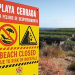tenerife beach closures landslide risks