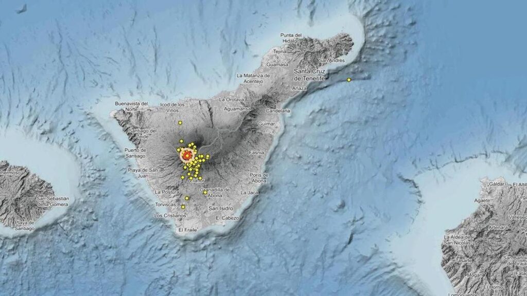 tenerife seismic activity 550 events july 2026