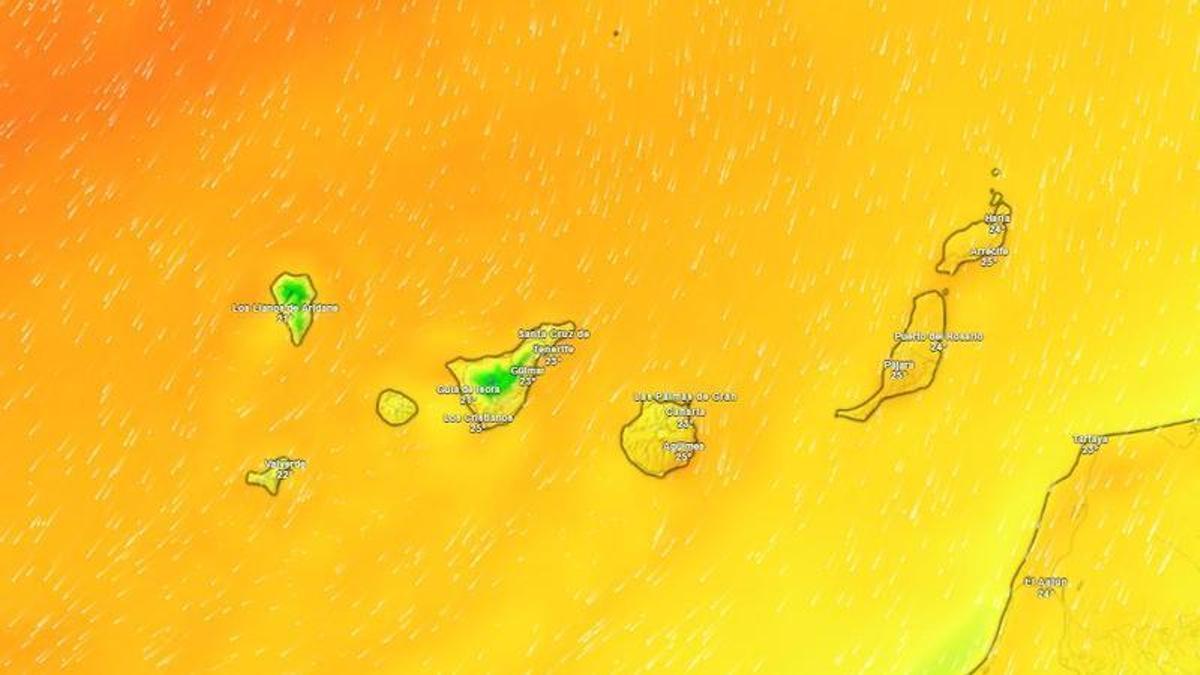 tenerife weather forecast heat monday