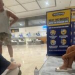 british family stranded lanzarote airport flight cancelled