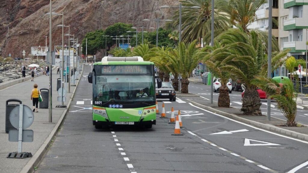 bus lane las teresitas santa cruz weekend