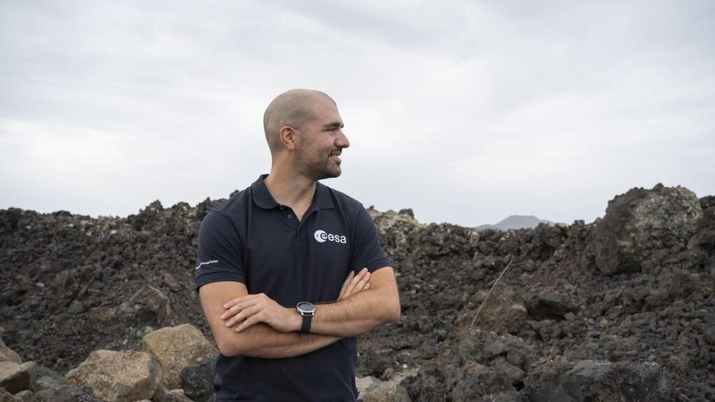 spanish astronaut lanzarote moon training