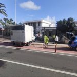 driverless truck air force gate las palmas