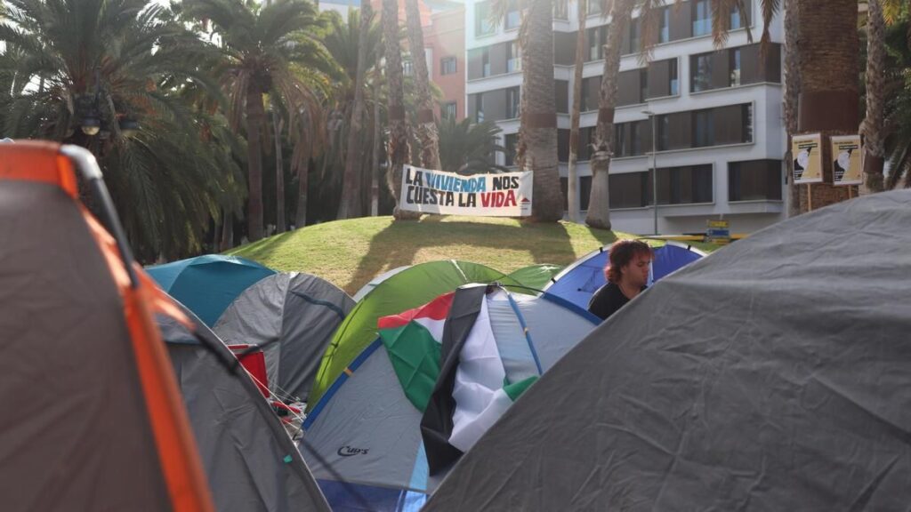 gran canaria housing protest las palmas