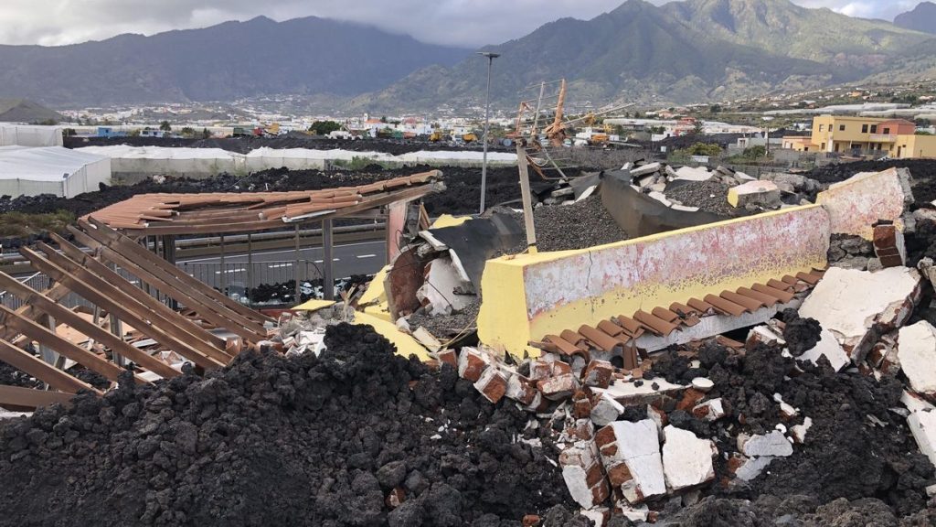 la palma volcano five years containers